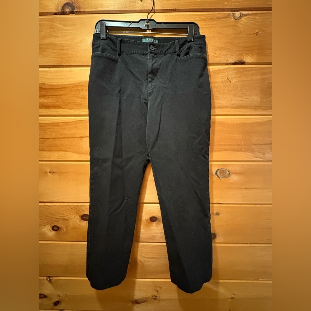Lauren Ralph Lauren Sz 8 Straight Leg Black Catlin Jeans